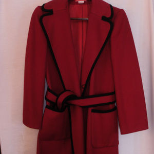 Misses Halston Wrap Coat